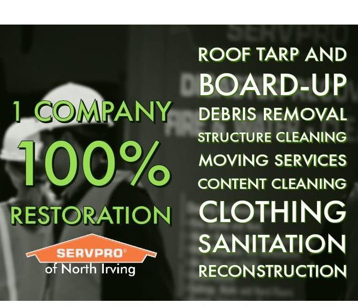 1 Company 100% Restoration in Dallas